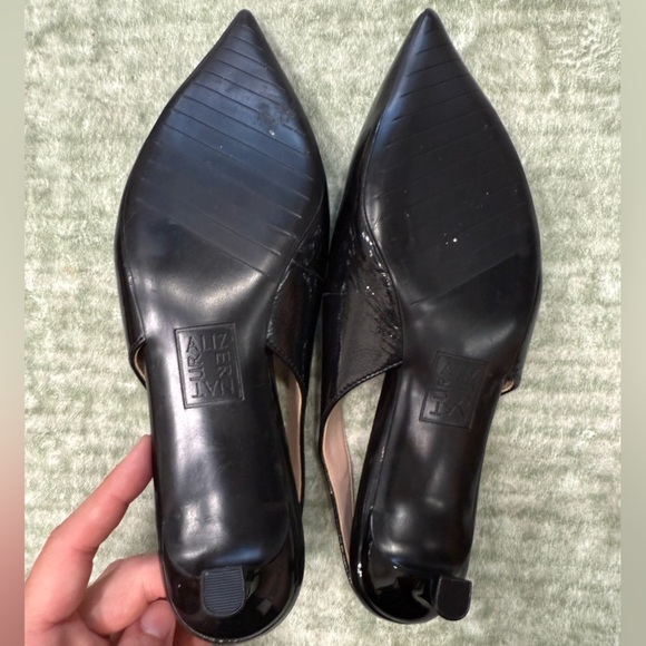 Naturalizer Black Slingback kitten Heels Nicolette Pump - Picture 9 of 12